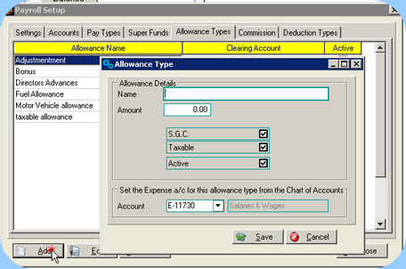 Allowance Add