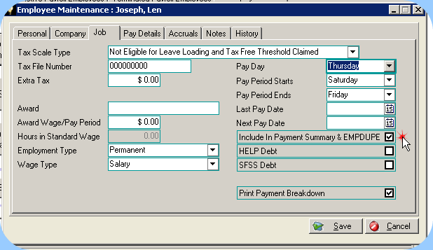 Include In Payment Summaries