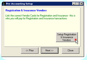 Registration & Insurance Vendors Preferences