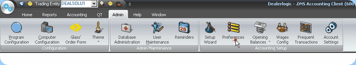 Finding the Preferences Button